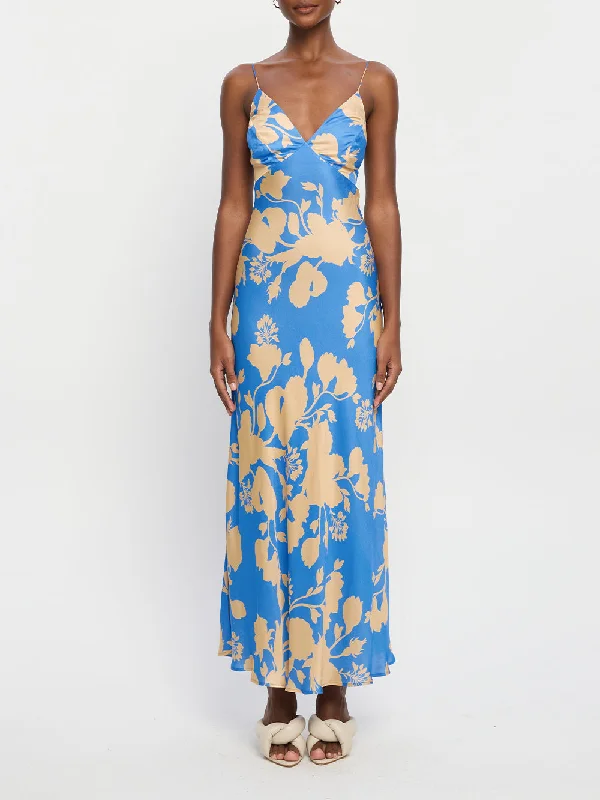 Ruffled sundress-Aurora Strappy Maxi Dress