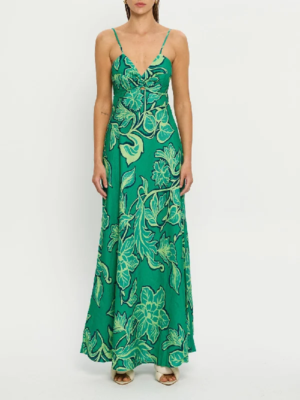 Off-shoulder party dress-Fiora Maxi Dress