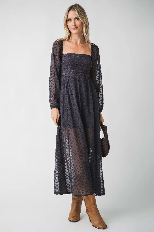 Pleated evening dress-Free People Malina Maxi