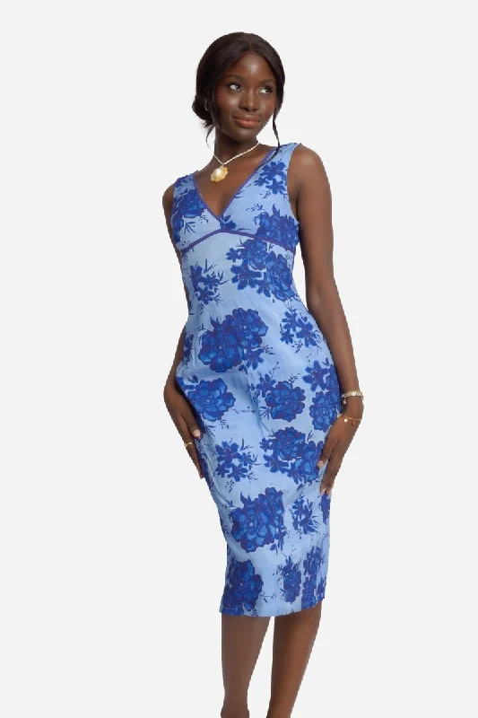 Glitter prom dress-Ivy Midi Dress / La Bamba FINAL SALE