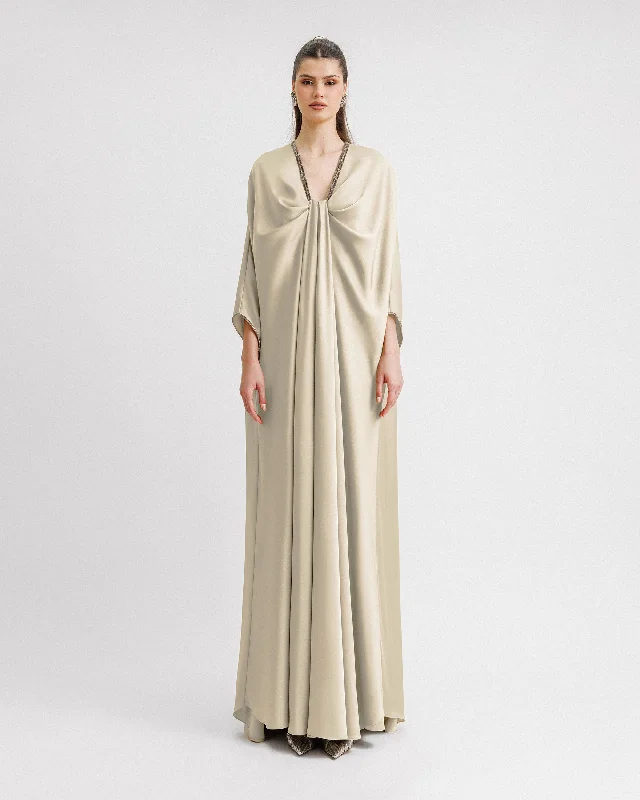 Puff sleeve dress-Kaftan-Style Dress