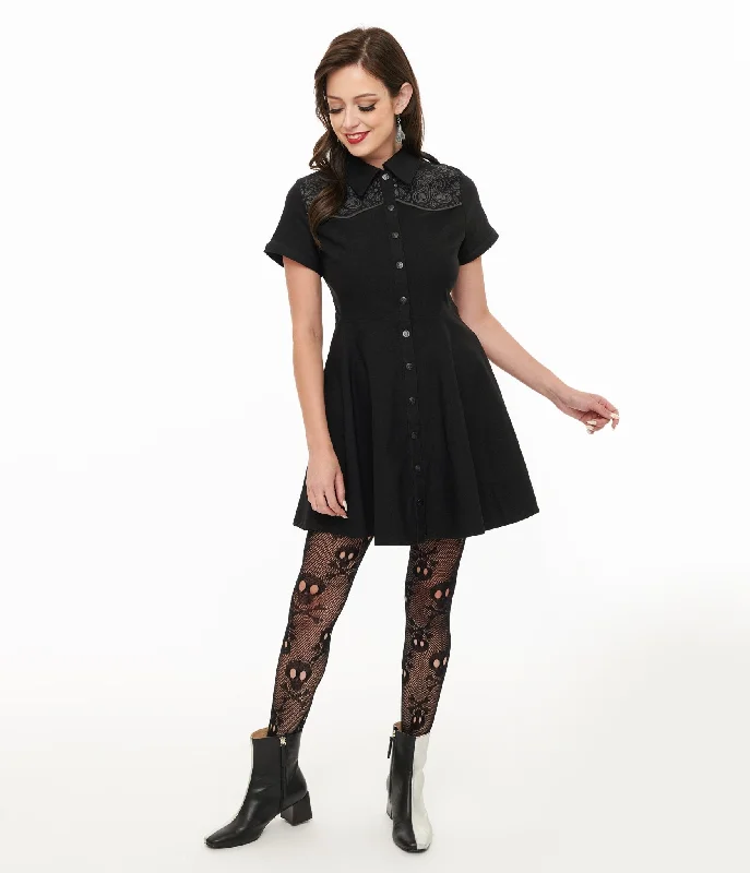 Ruched maxi dress-Killstar Black Nowhere's Ville Mini Dress