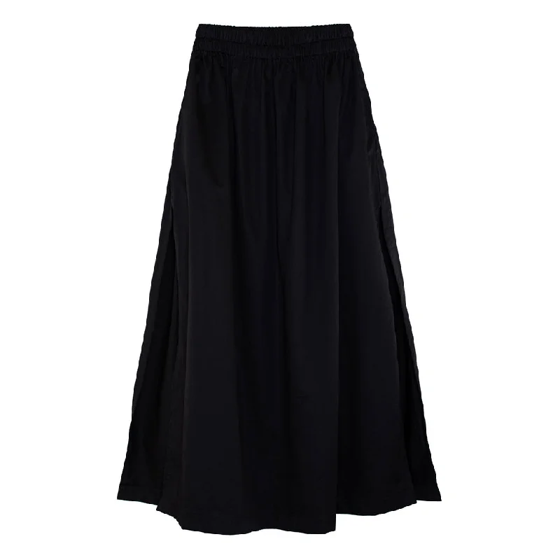 Asymmetrical skirt in navy-DELIA SKIRT